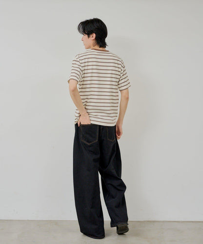 WHIMSIC/2サイズ展開 條紋T恤