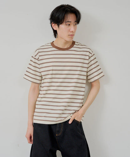 WHIMSIC/2サイズ展開 條紋T恤