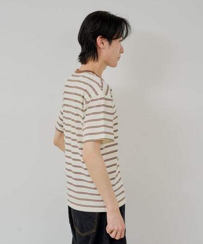 WHIMSIC/2サイズ展開 條紋T恤