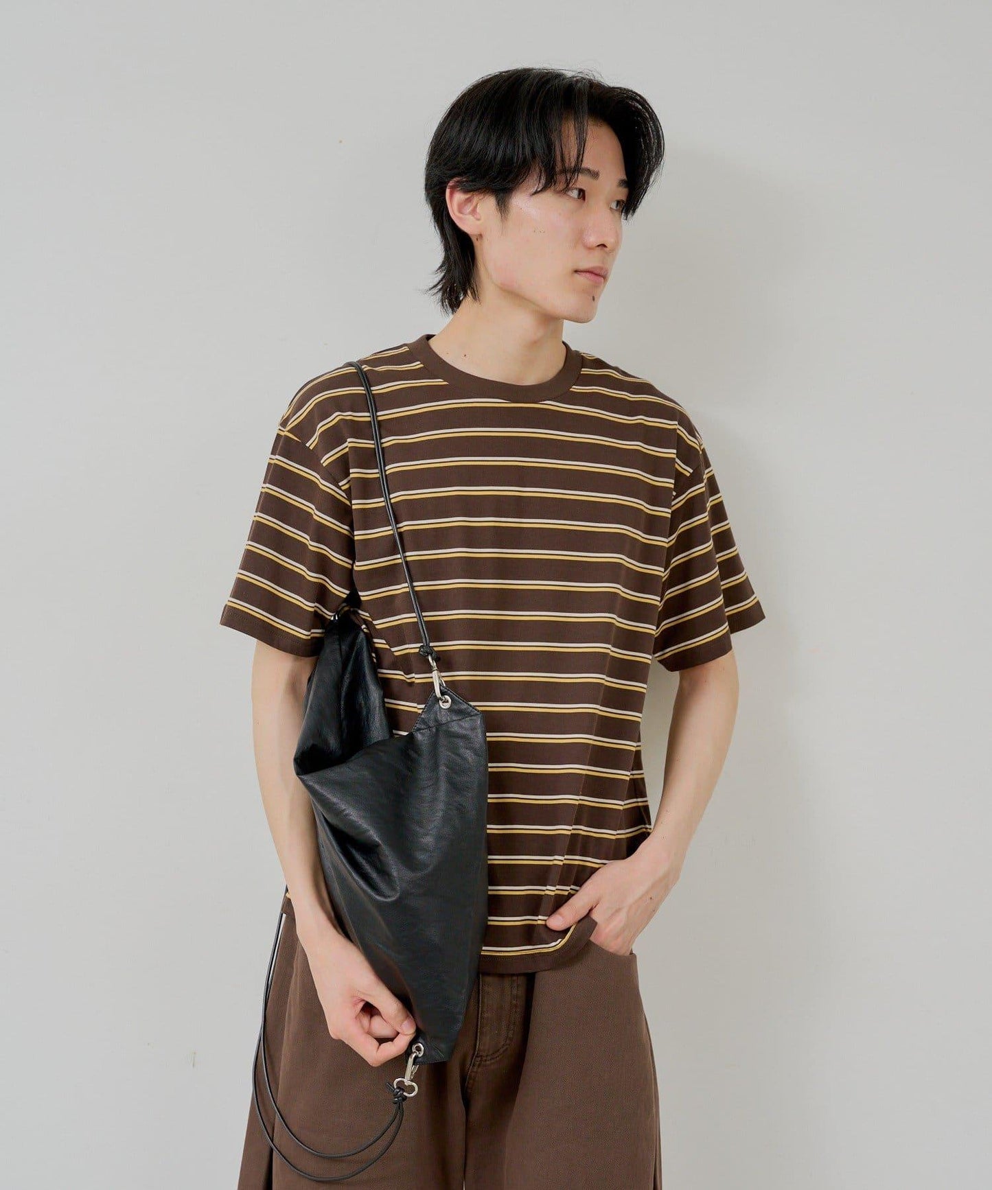 WHIMSIC/2サイズ展開 條紋T恤