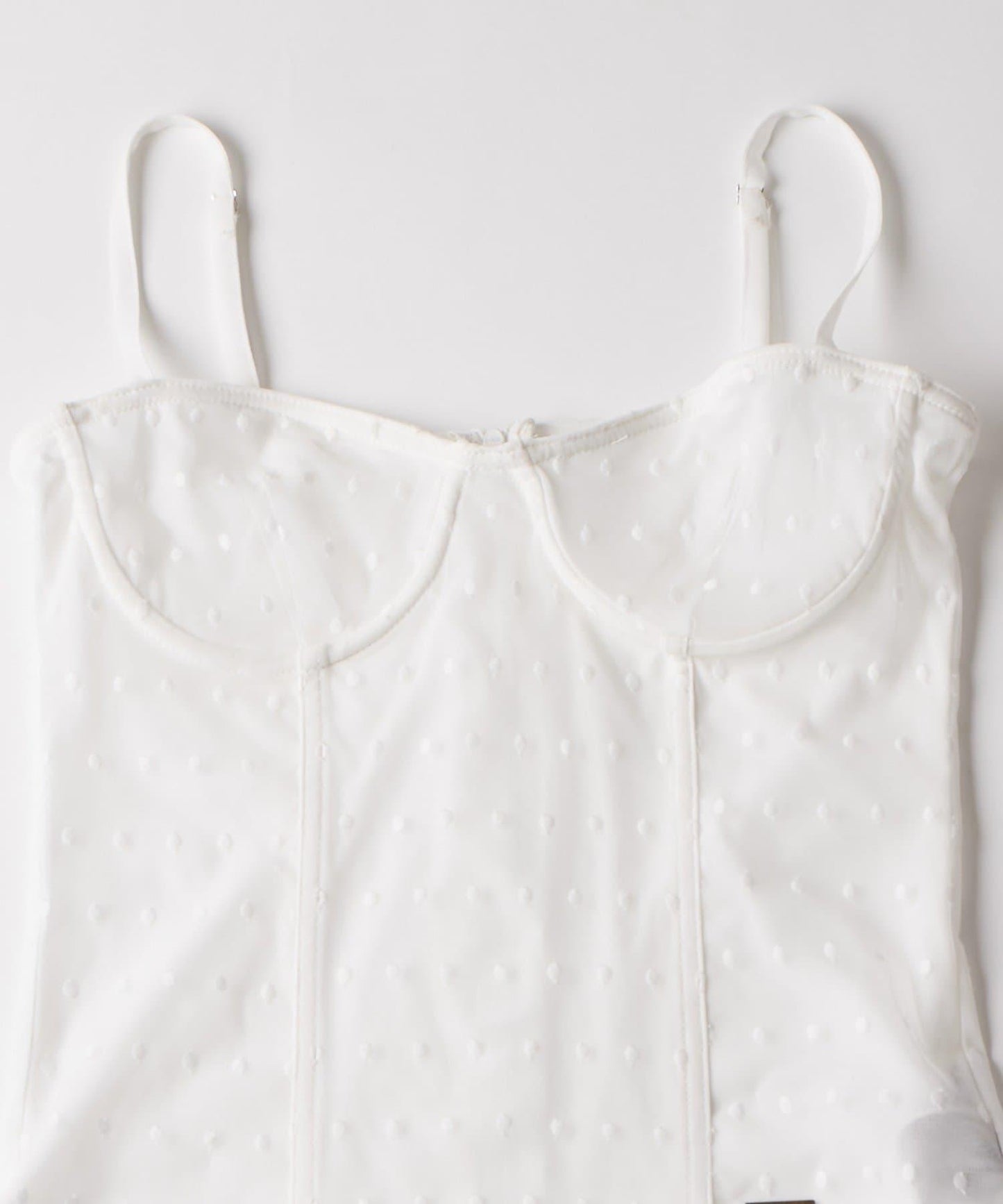 【SixM 】Tulle garter corset