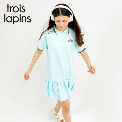 trois lapins (トロワラパン) 翻領連衣裙