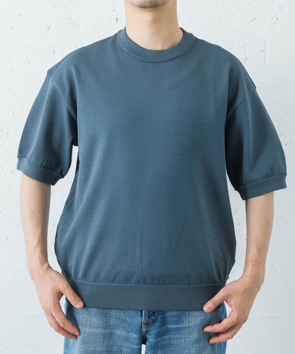 THE NORTH FACE SHORT-SLEEVE RIPPLE KNIT CREW