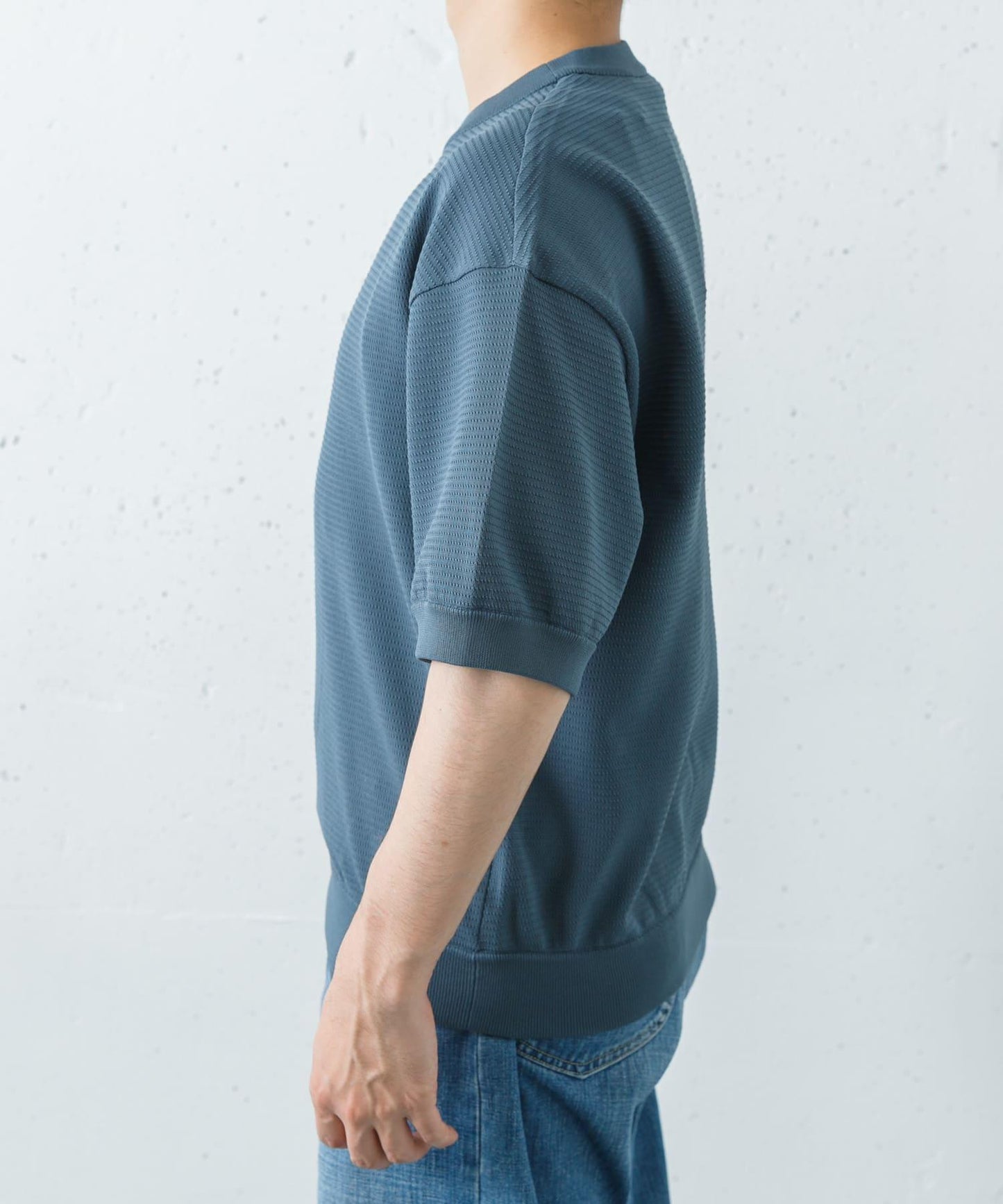 THE NORTH FACE SHORT-SLEEVE RIPPLE KNIT CREW