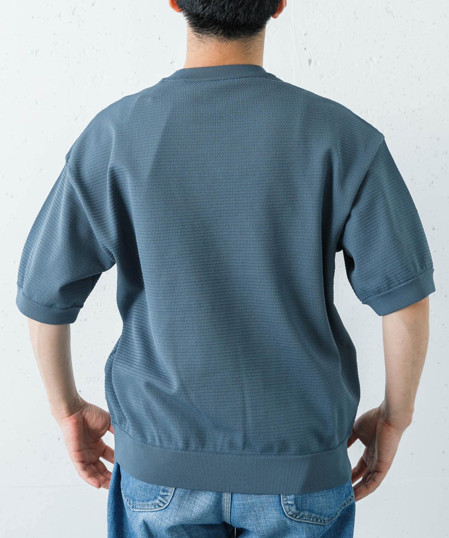 THE NORTH FACE SHORT-SLEEVE RIPPLE KNIT CREW