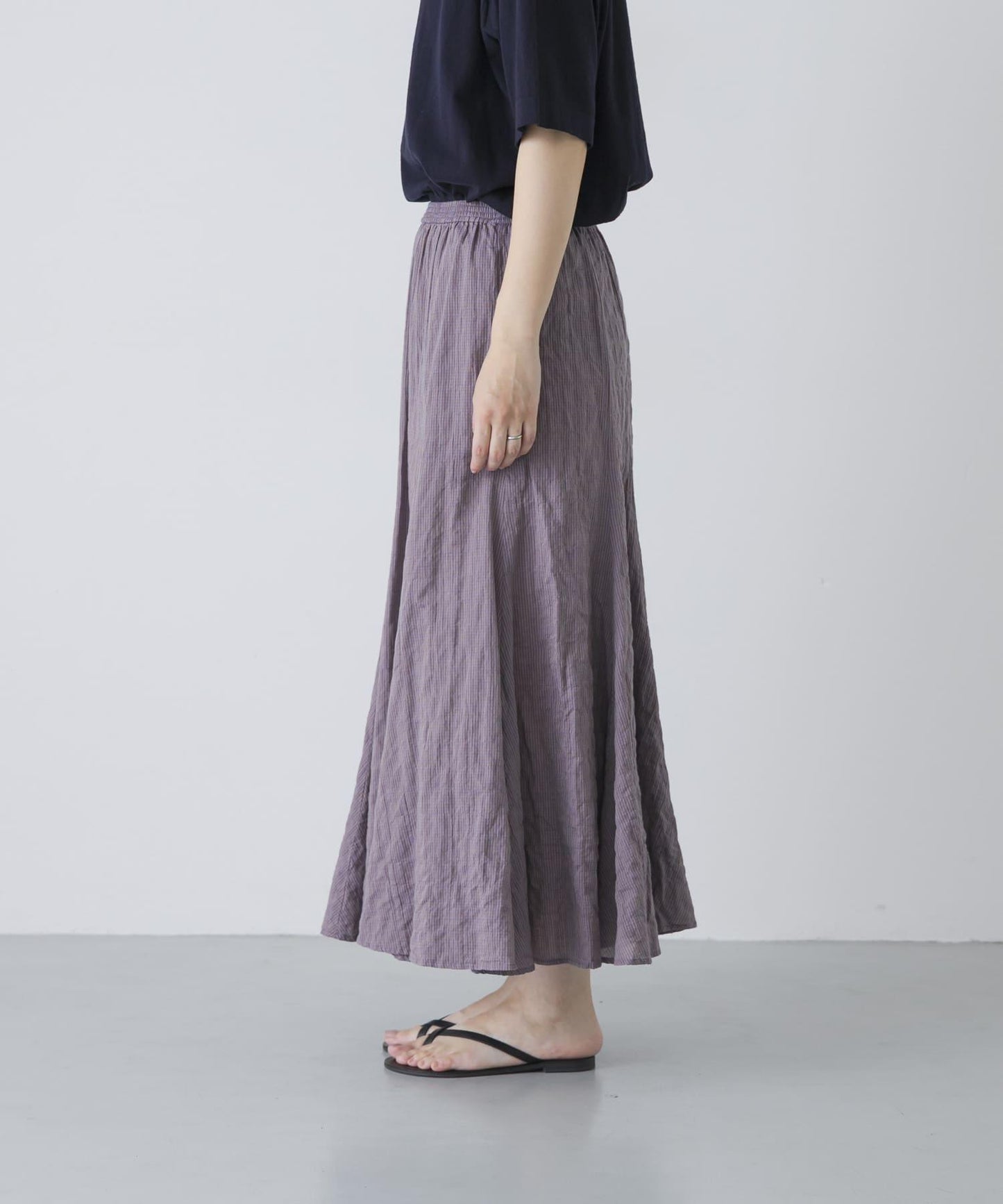 MEYAME PLEATED FLARE SKIRT