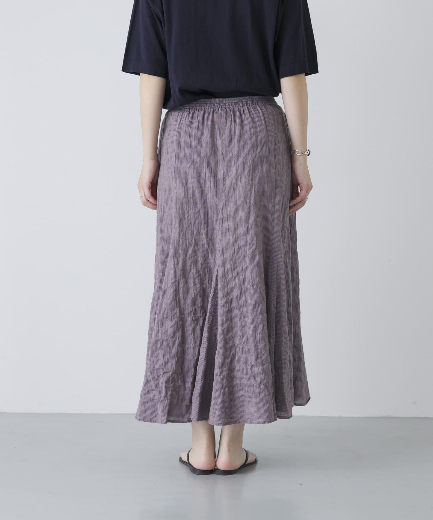 MEYAME PLEATED FLARE SKIRT
