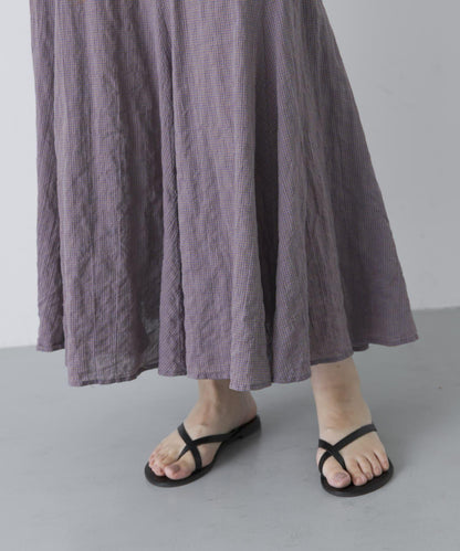 MEYAME PLEATED FLARE SKIRT