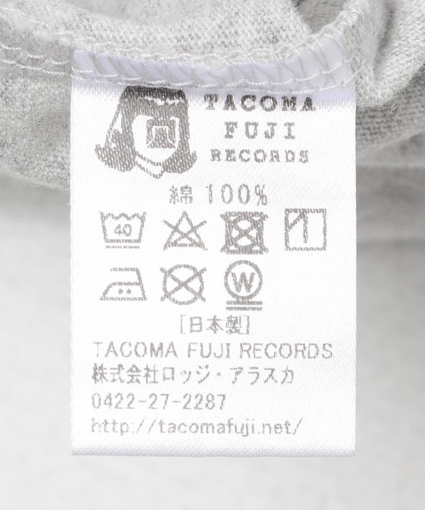 TACOMA FUJI RECORDS OYOT CYCLERY T恤