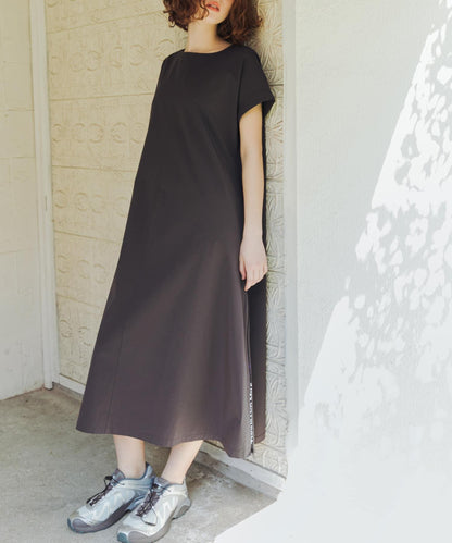 吸水速幹 UV防曬 易打理 THOUSAND MILE×URBAN RESEARCH FRENCH SLEEVE DRESS