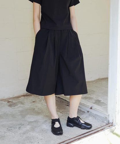 THOUSAND MILE×URBAN RESEARCH MID LENGTH TUCK PANTS 潑水吸水速幹防紫外線聯名款長褲