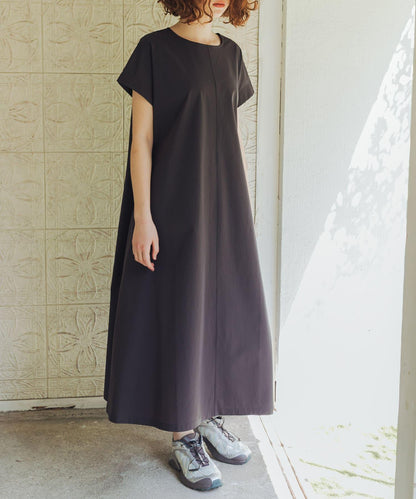 吸水速幹 UV防曬 易打理 THOUSAND MILE×URBAN RESEARCH FRENCH SLEEVE DRESS