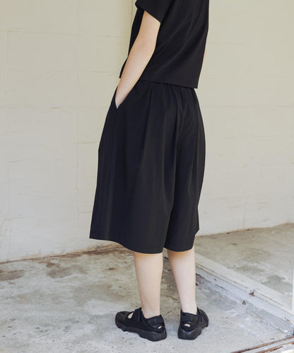 THOUSAND MILE×URBAN RESEARCH MID LENGTH TUCK PANTS 潑水吸水速幹防紫外線聯名款長褲