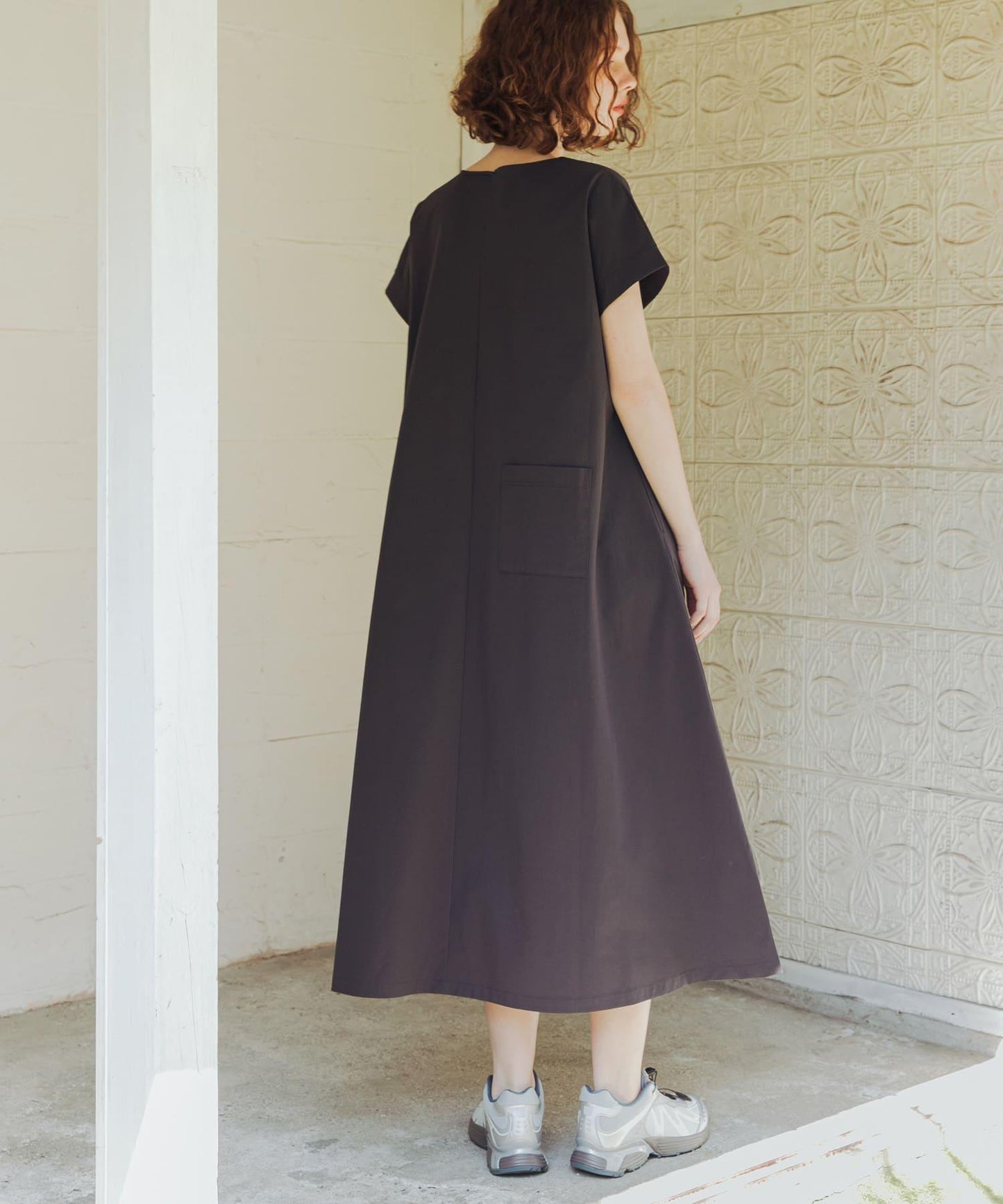 吸水速幹 UV防曬 易打理 THOUSAND MILE×URBAN RESEARCH FRENCH SLEEVE DRESS