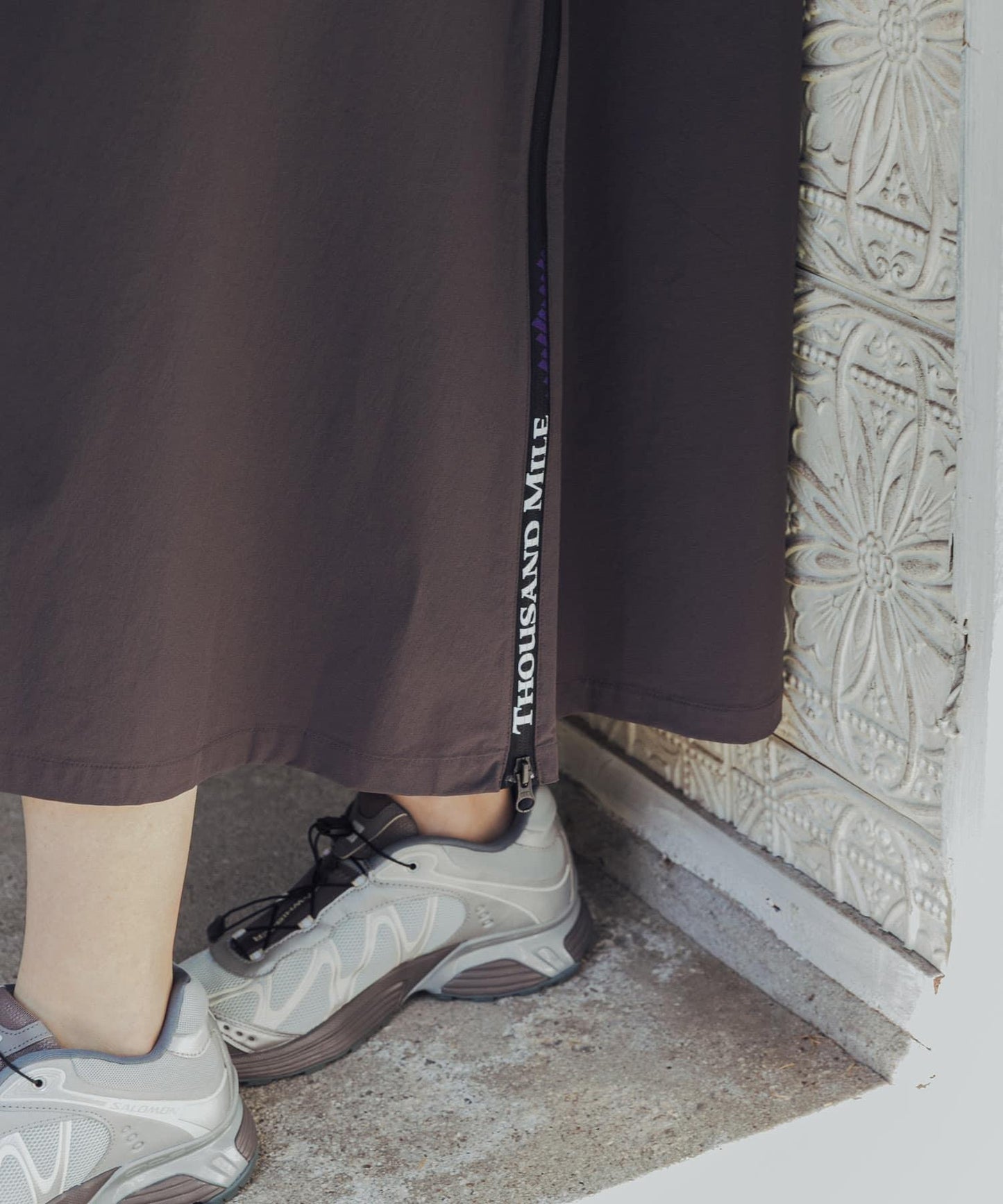 吸水速幹 UV防曬 易打理 THOUSAND MILE×URBAN RESEARCH FRENCH SLEEVE DRESS