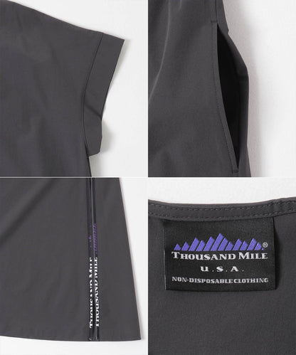 吸水速幹 UV防曬 易打理 THOUSAND MILE×URBAN RESEARCH FRENCH SLEEVE DRESS