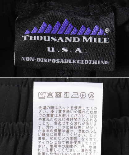 THOUSAND MILE×URBAN RESEARCH MID LENGTH TUCK PANTS 潑水吸水速幹防紫外線聯名款長褲