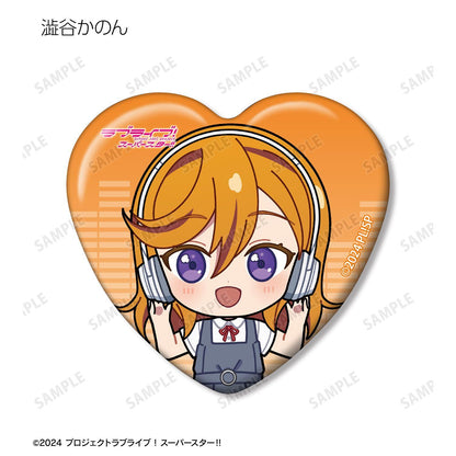 ラブライブ！スーパースター!!（LoveLive! Superstar!!） 音樂ver. Q版角色心形徽章 11包入整盒