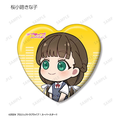 ラブライブ！スーパースター!!（LoveLive! Superstar!!） 音樂ver. Q版角色心形徽章 11包入整盒