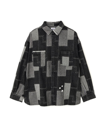 B omnivore/ビーオムニボー HANDSTITCH DENIM SHIRT 牛仔襯衫