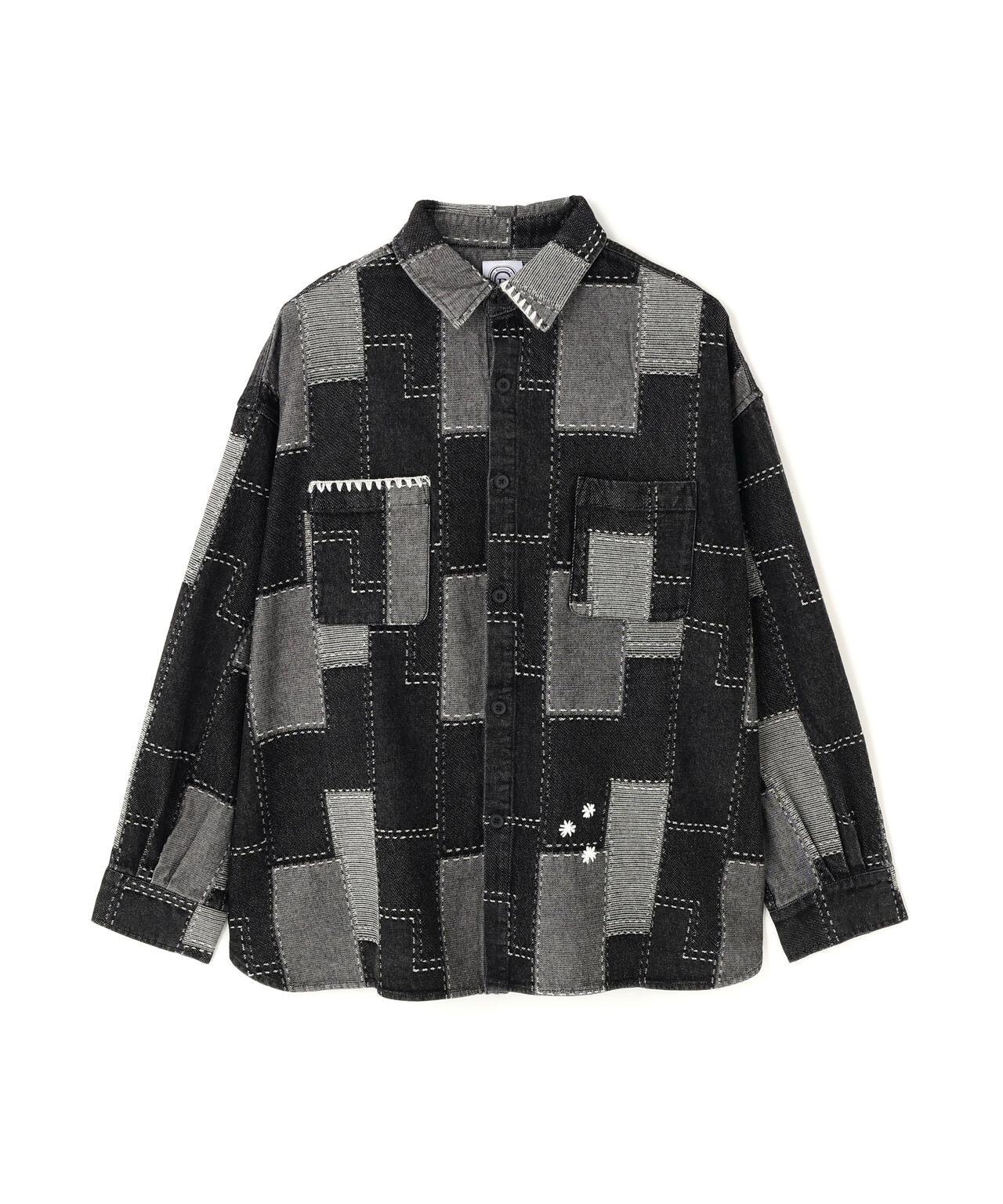 B omnivore/ビーオムニボー HANDSTITCH DENIM SHIRT 牛仔襯衫