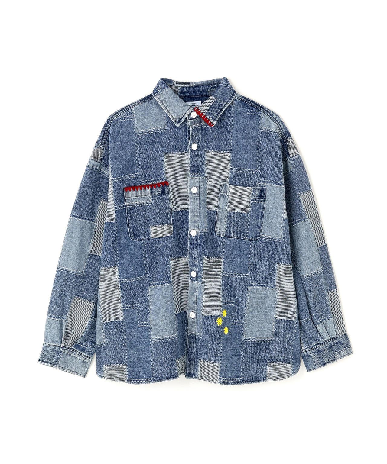 B omnivore/ビーオムニボー HANDSTITCH DENIM SHIRT 牛仔襯衫