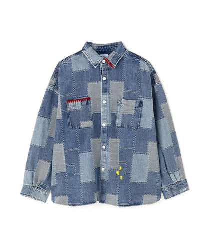 B omnivore/ビーオムニボー HANDSTITCH DENIM SHIRT 牛仔襯衫