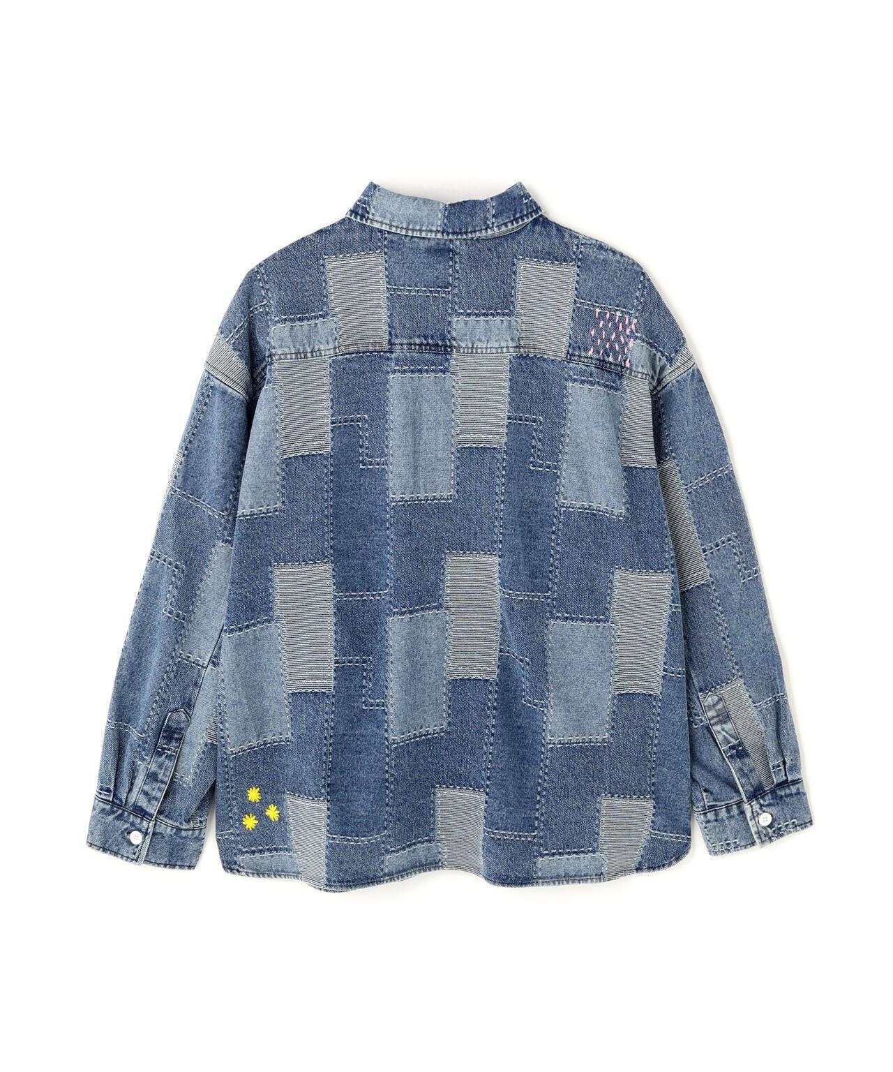 B omnivore/ビーオムニボー HANDSTITCH DENIM SHIRT 牛仔襯衫