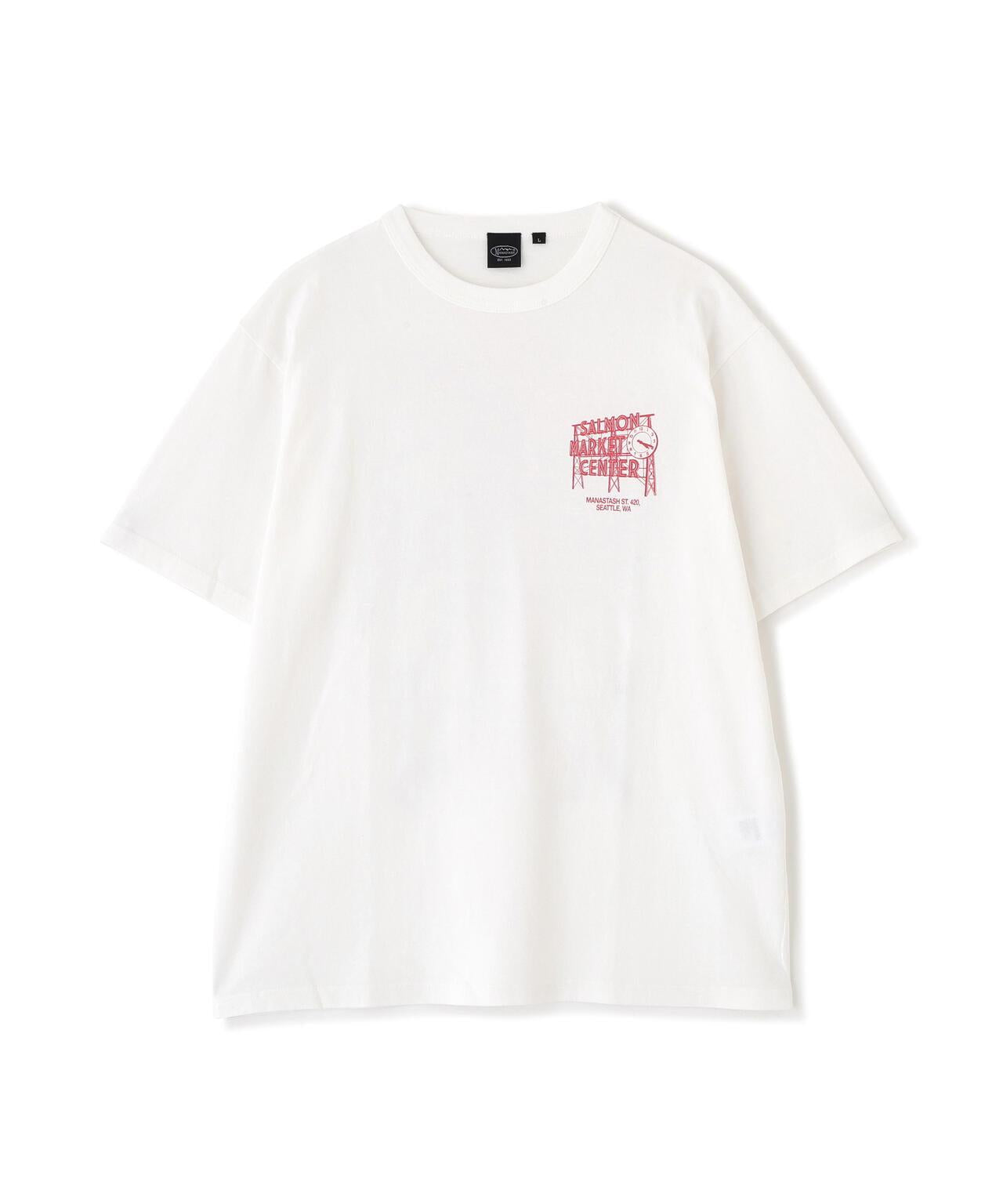 MANASTASH/マナスタッシュ/SALMON MARKET CENTER TEE 【EC限定商品】