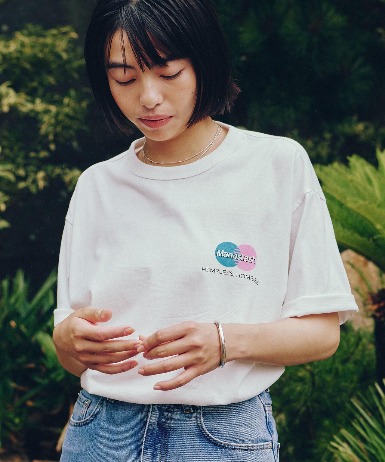 MANASTASH/マナスタッシュ/TWO CIRCLE TEE 【EC限定商品】