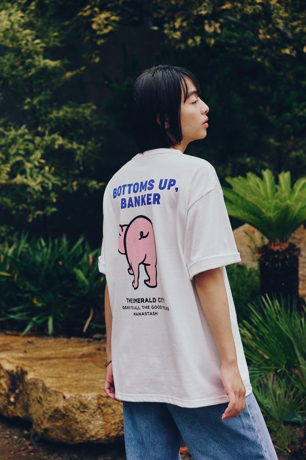 MANASTASH/マナスタッシュ/PIGGY BANK TEE 【EC限定商品】