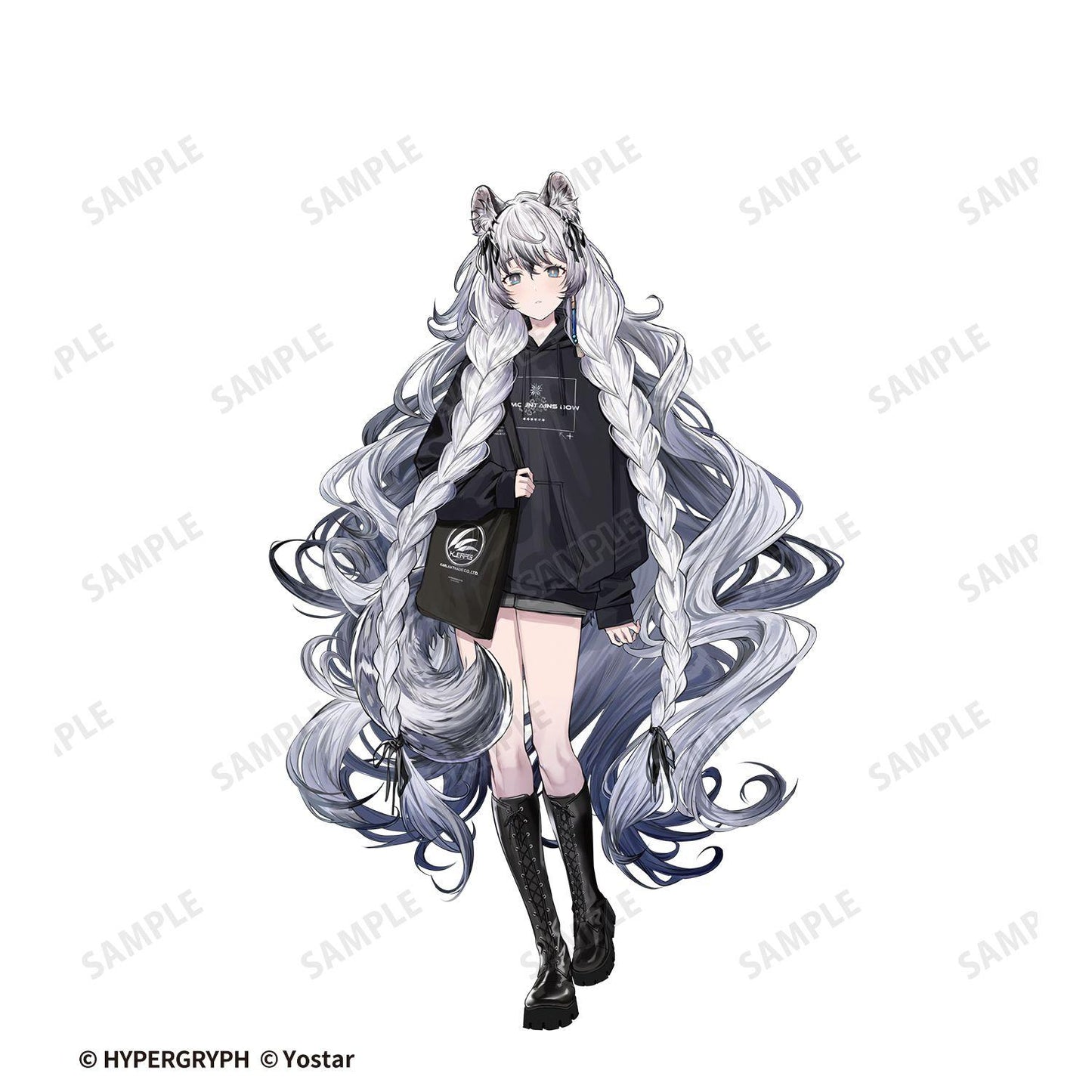 明日方舟 聖聆プラマニクス 購物ver. 連帽套頭衫 M碼