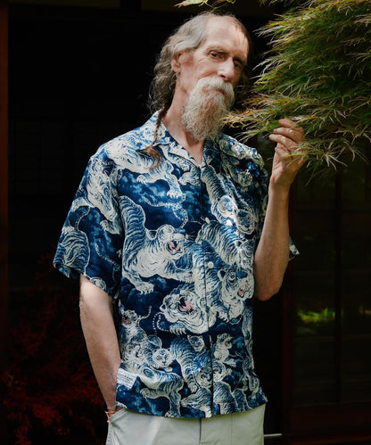 GYPSY&SONS INDIGO SHIRT 百虎 靛藍襯衫