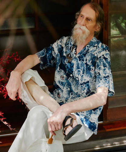GYPSY&SONS INDIGO SHIRT 百虎 靛藍襯衫