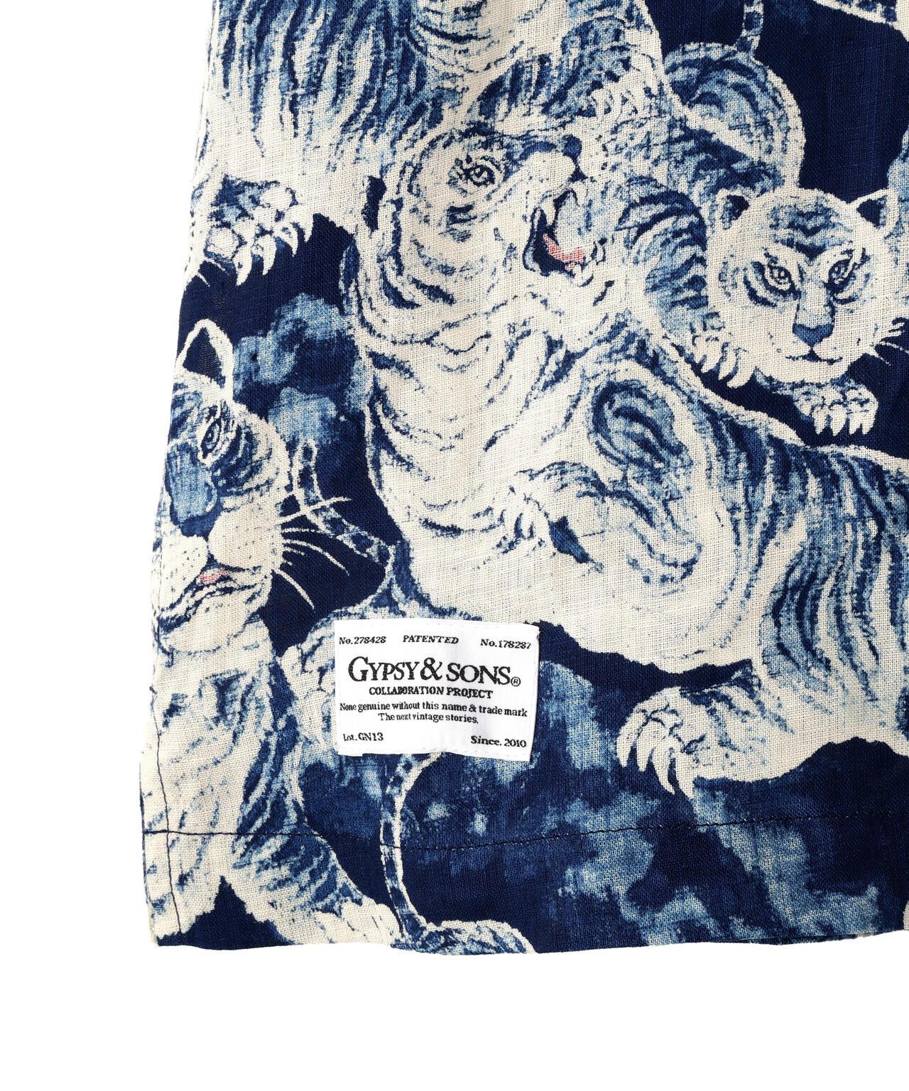 GYPSY&SONS INDIGO SHIRT 百虎 靛藍襯衫