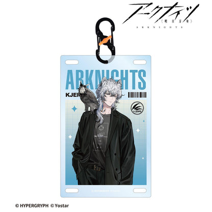 明日方舟 凜御シルバーアッシュ ショッピングver. 附登山扣卡片型亞克力鑰匙扣