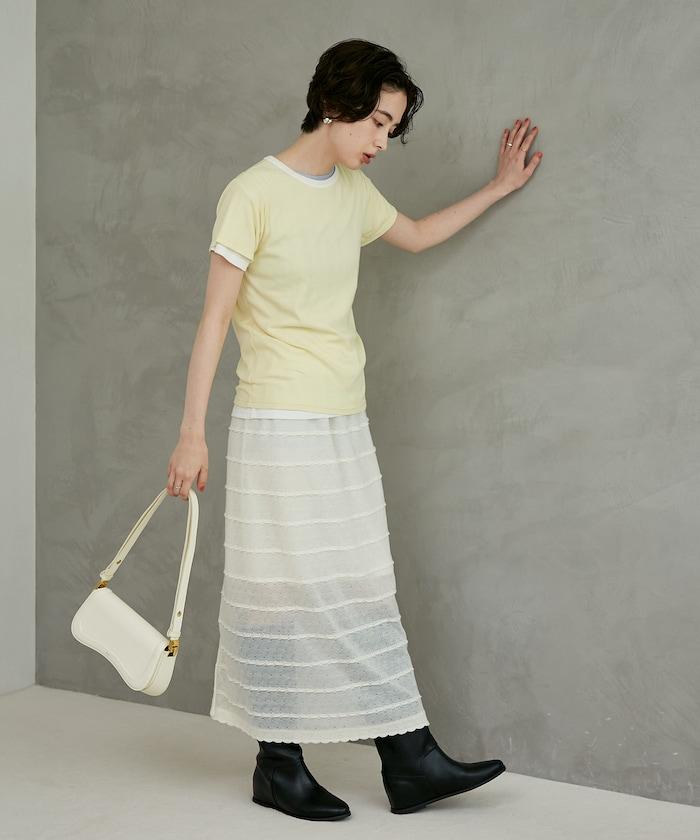 聯名 Light Panel Rib Crew Tee