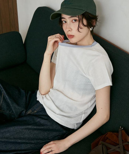 聯名 Light Panel Rib Crew Tee