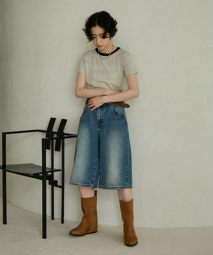 聯名 Light Panel Rib Crew Tee