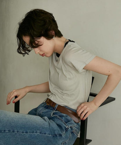 聯名 Light Panel Rib Crew Tee