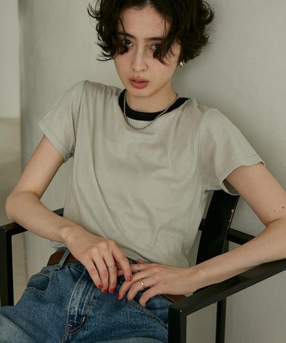 聯名 Light Panel Rib Crew Tee