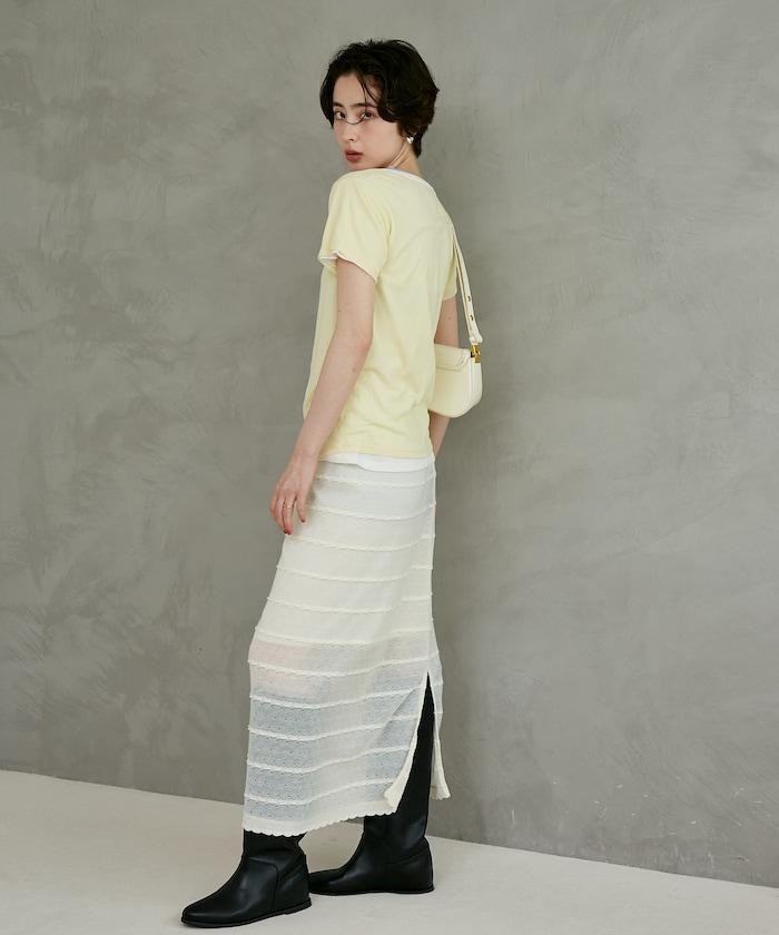 聯名 Light Panel Rib Crew Tee
