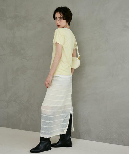 聯名 Light Panel Rib Crew Tee