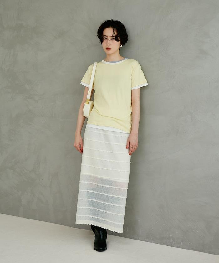 聯名 Light Panel Rib Crew Tee