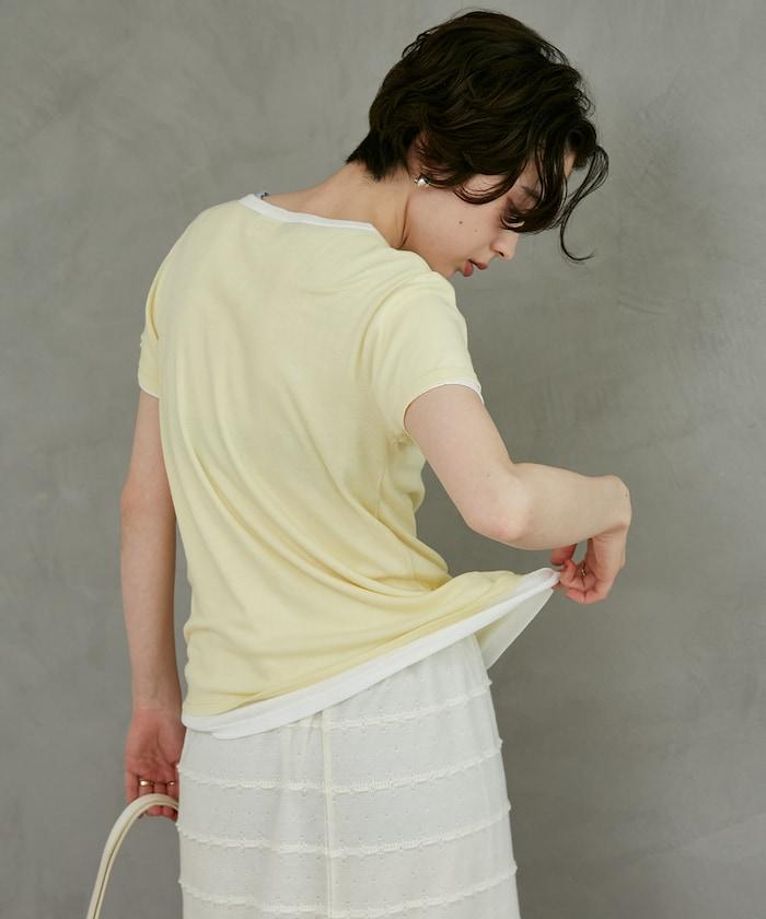 聯名 Light Panel Rib Crew Tee