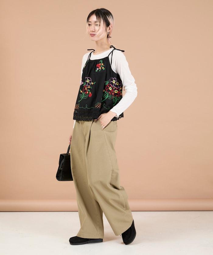 Dickies 聯名 彎刀闊腿褲