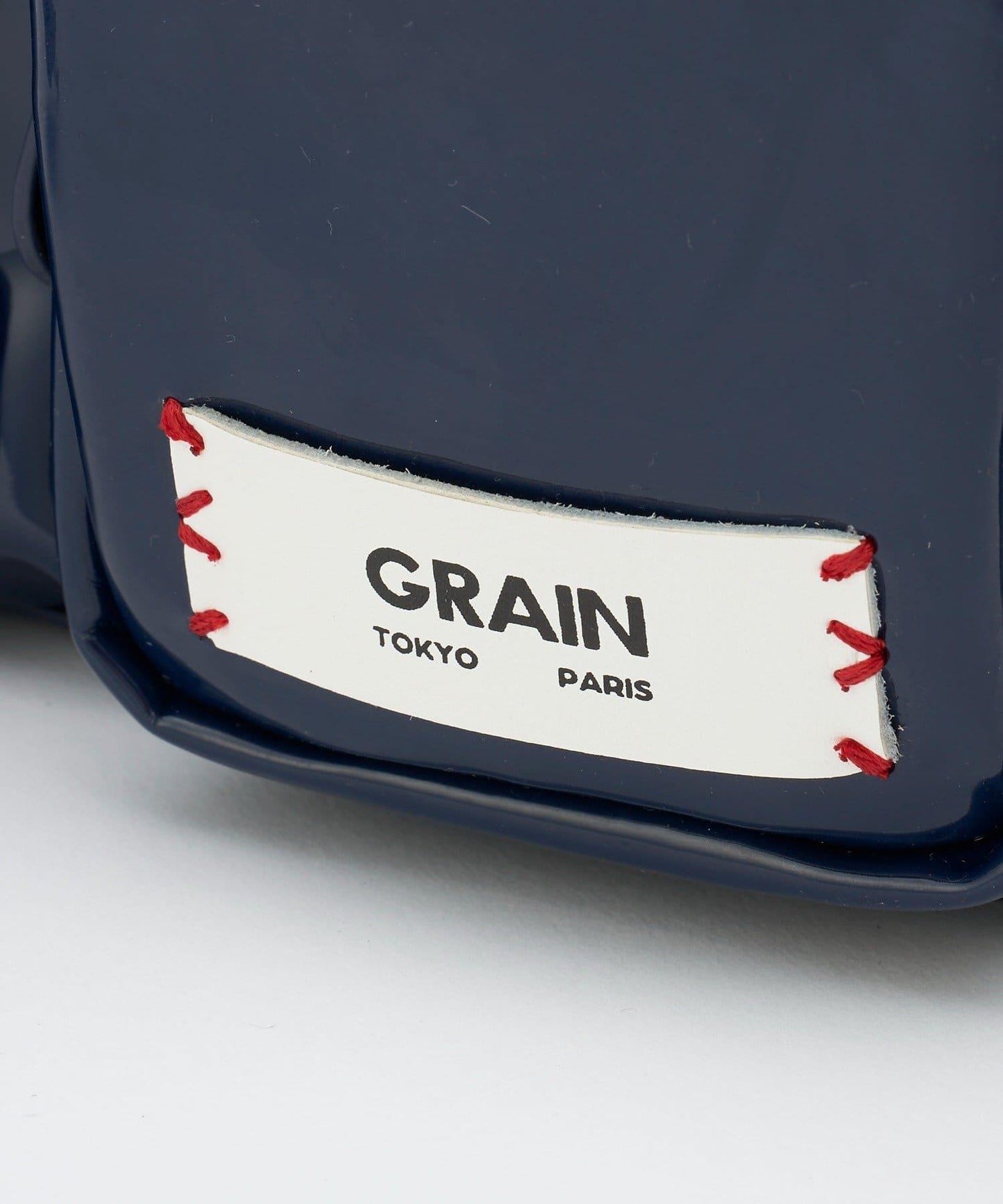 GRAIN 2way多口袋漆皮波士頓包