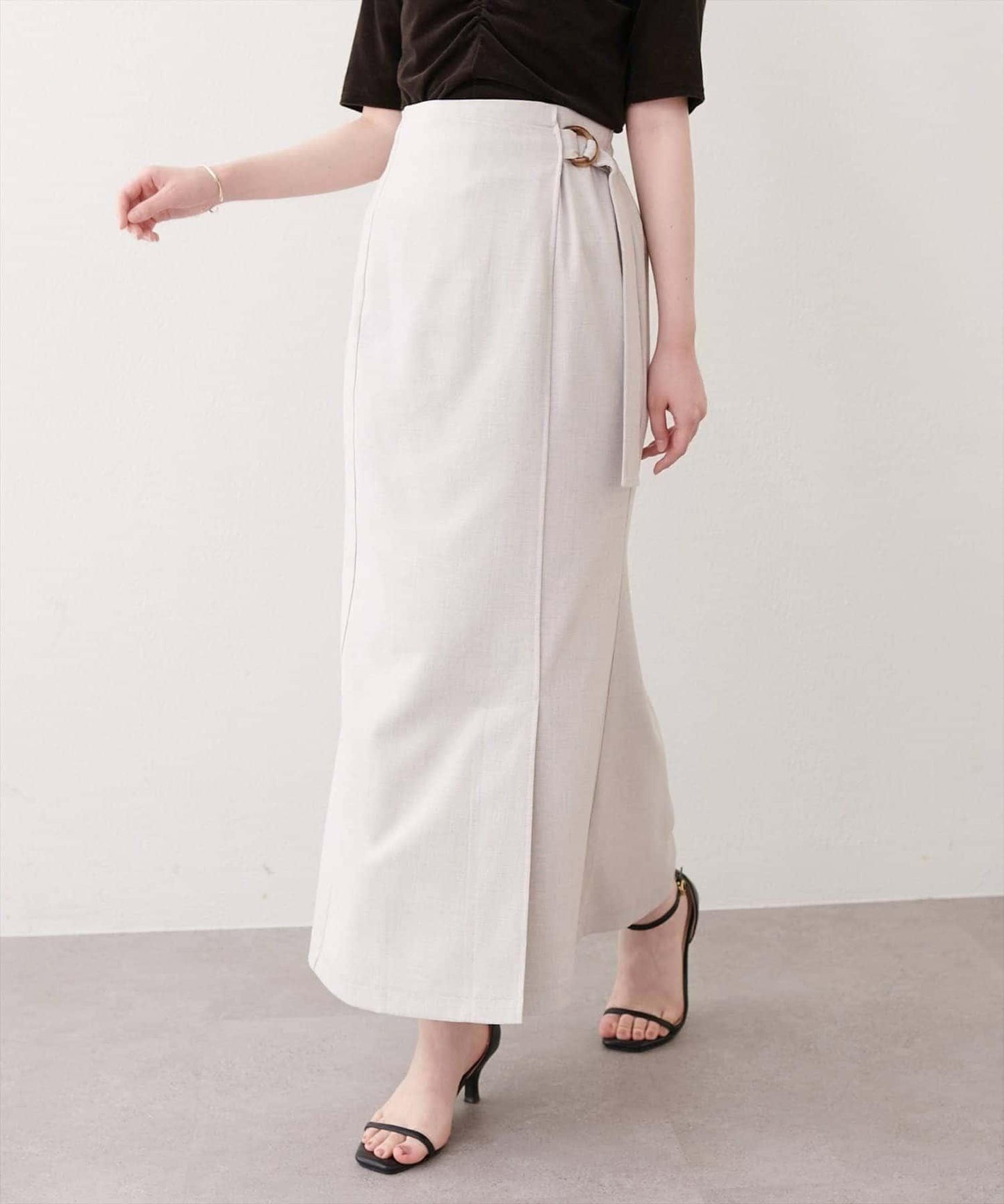 natural couture 裹身式緊身半身裙