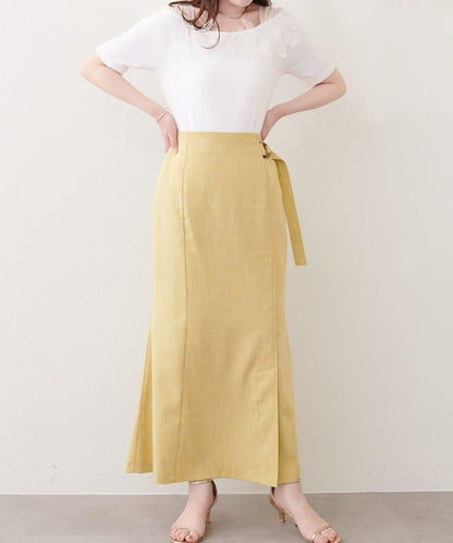 natural couture 裹身式緊身半身裙