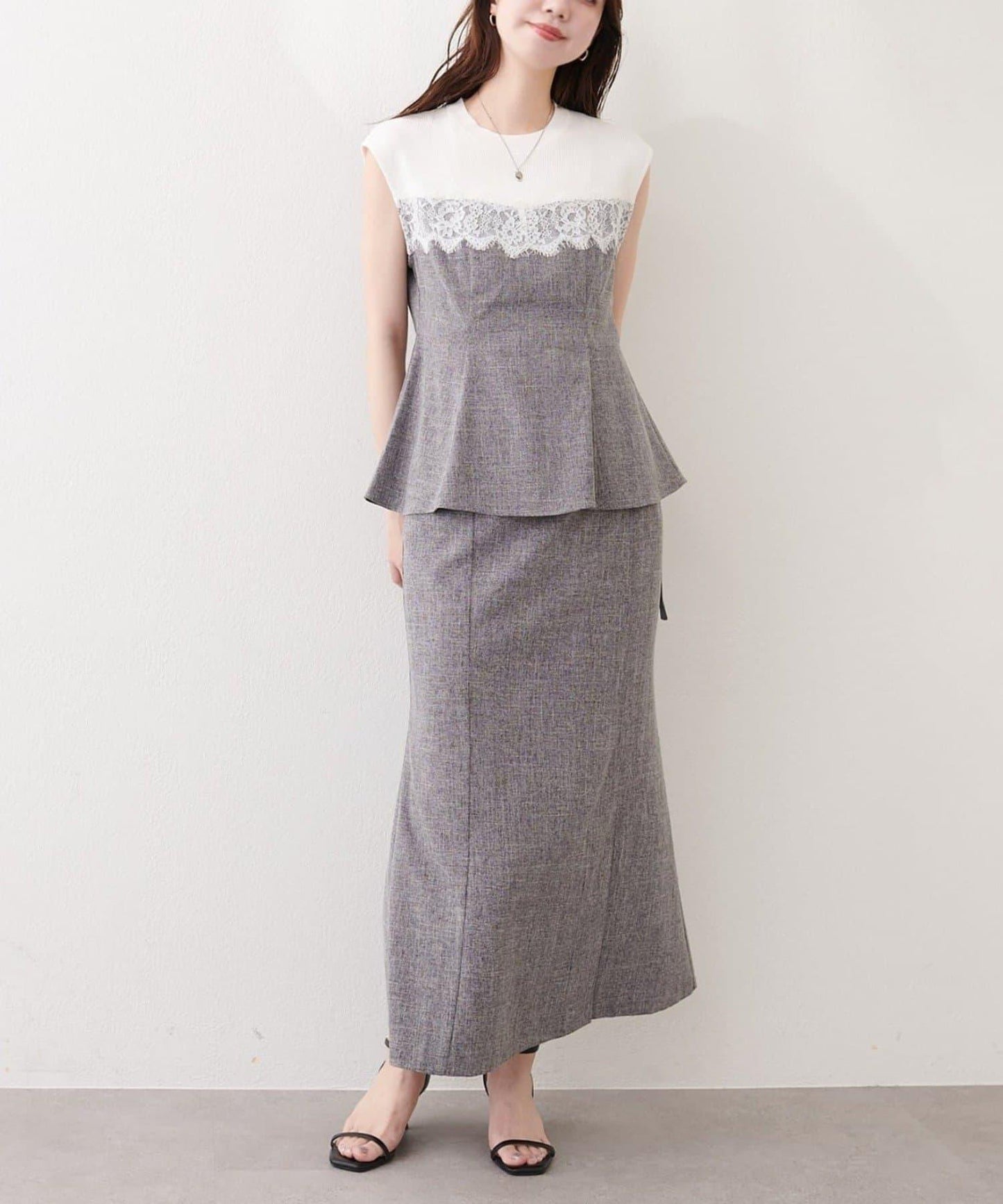natural couture 裹身式緊身半身裙